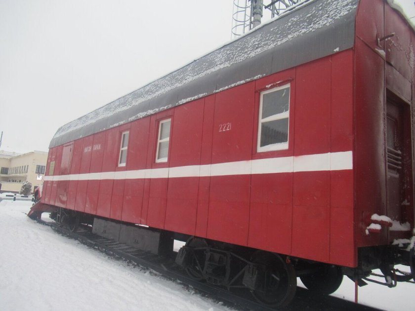 Модель пожарного поезда ржд