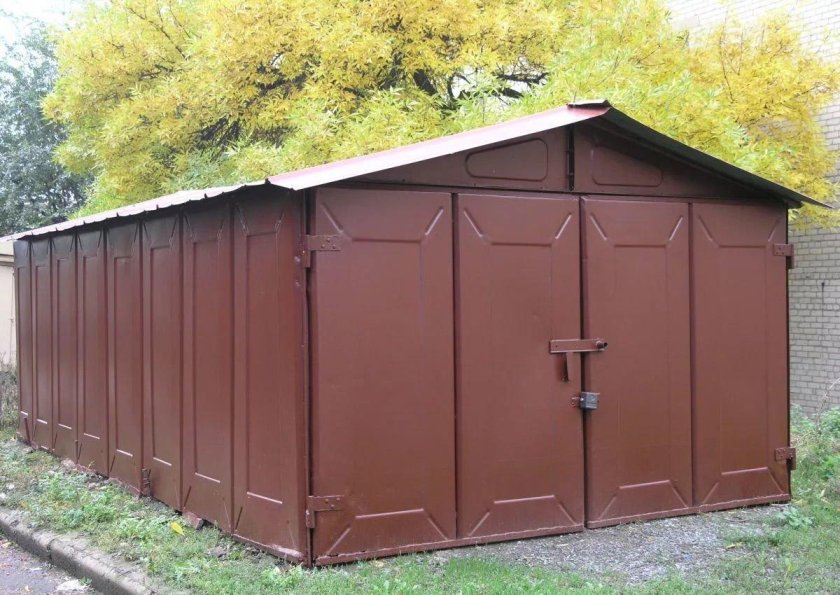 Гараж металлический