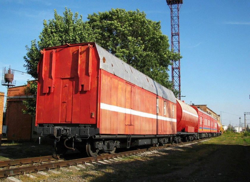 Пожарные вагоны РЖД