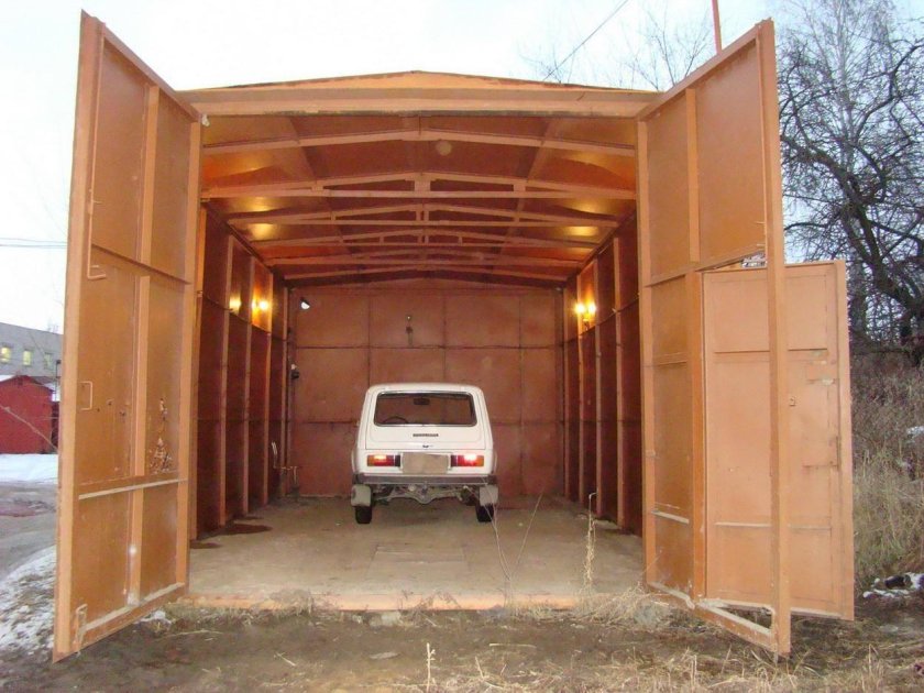 Гараж для большегрузных машин