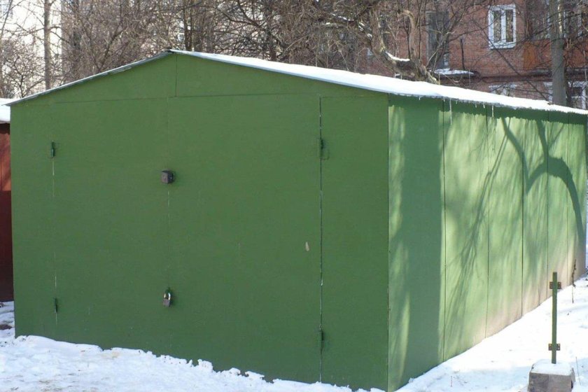Гараж Железный разборный