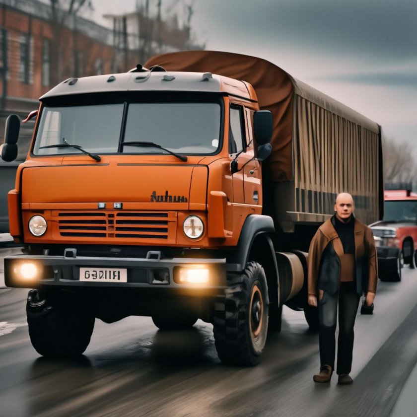 Старые камазы