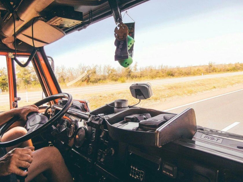 КАМАЗ Дальнобой из кабины