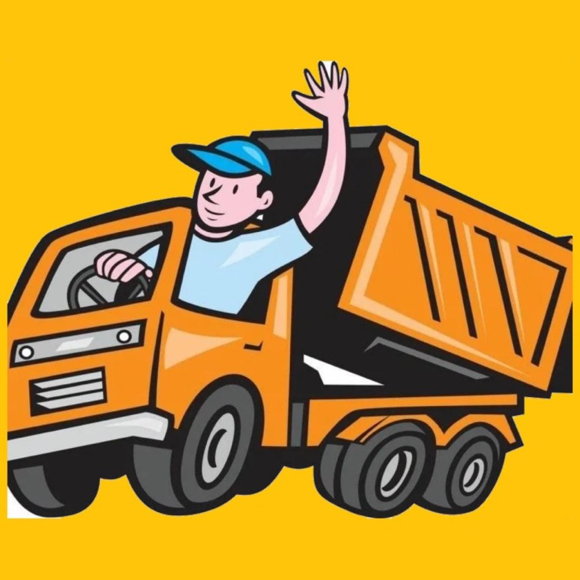 Самосвал мультяшный