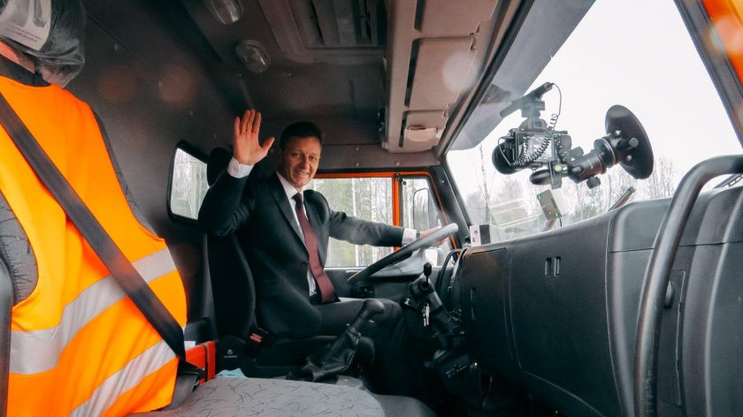 За рулем КАМАЗА