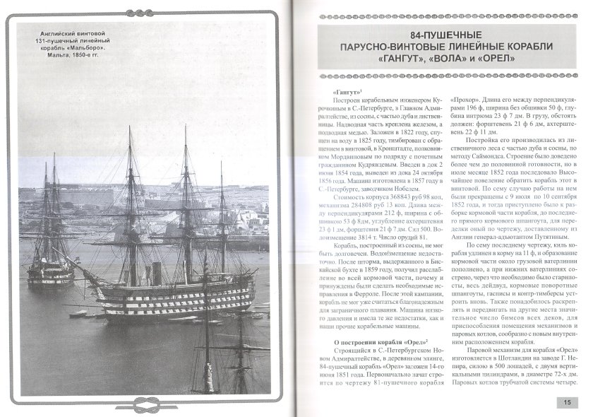 Парусно винтовой линейный корабль Мальборо