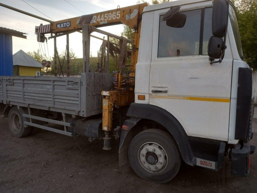 Маз зубренок манипулятор