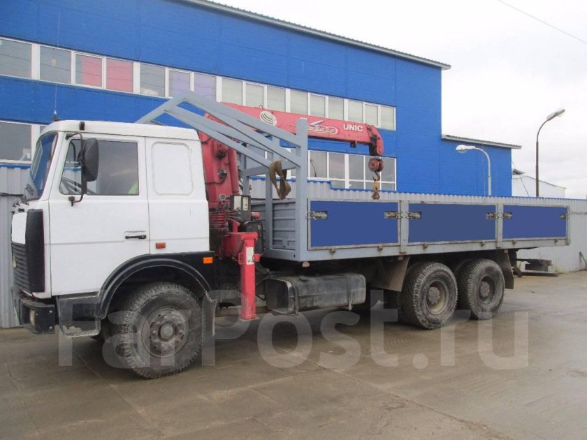 МАЗ 6303 манипулятор