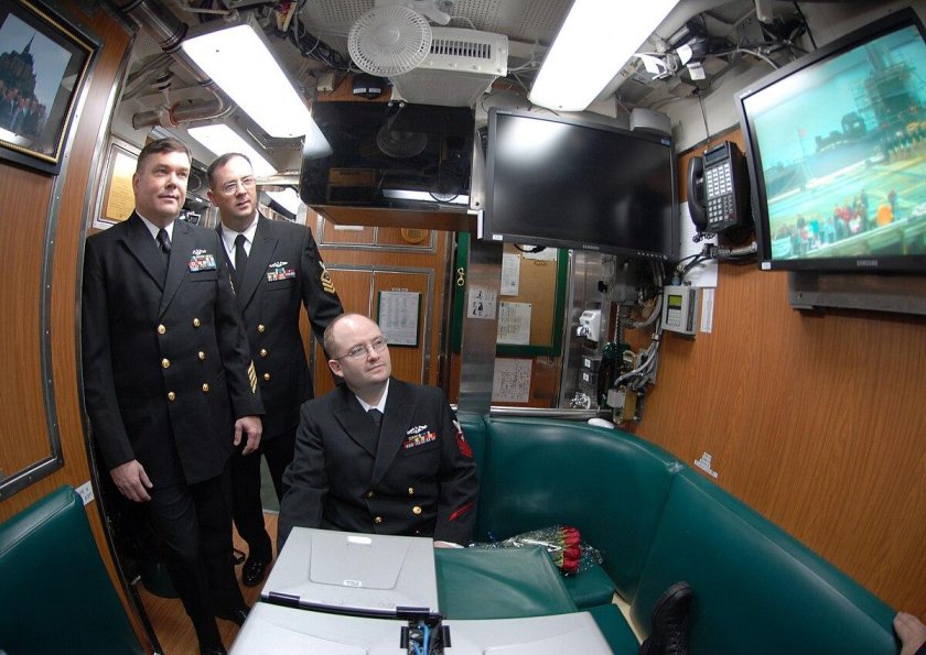 Каюта капитана атомной подводной лодки