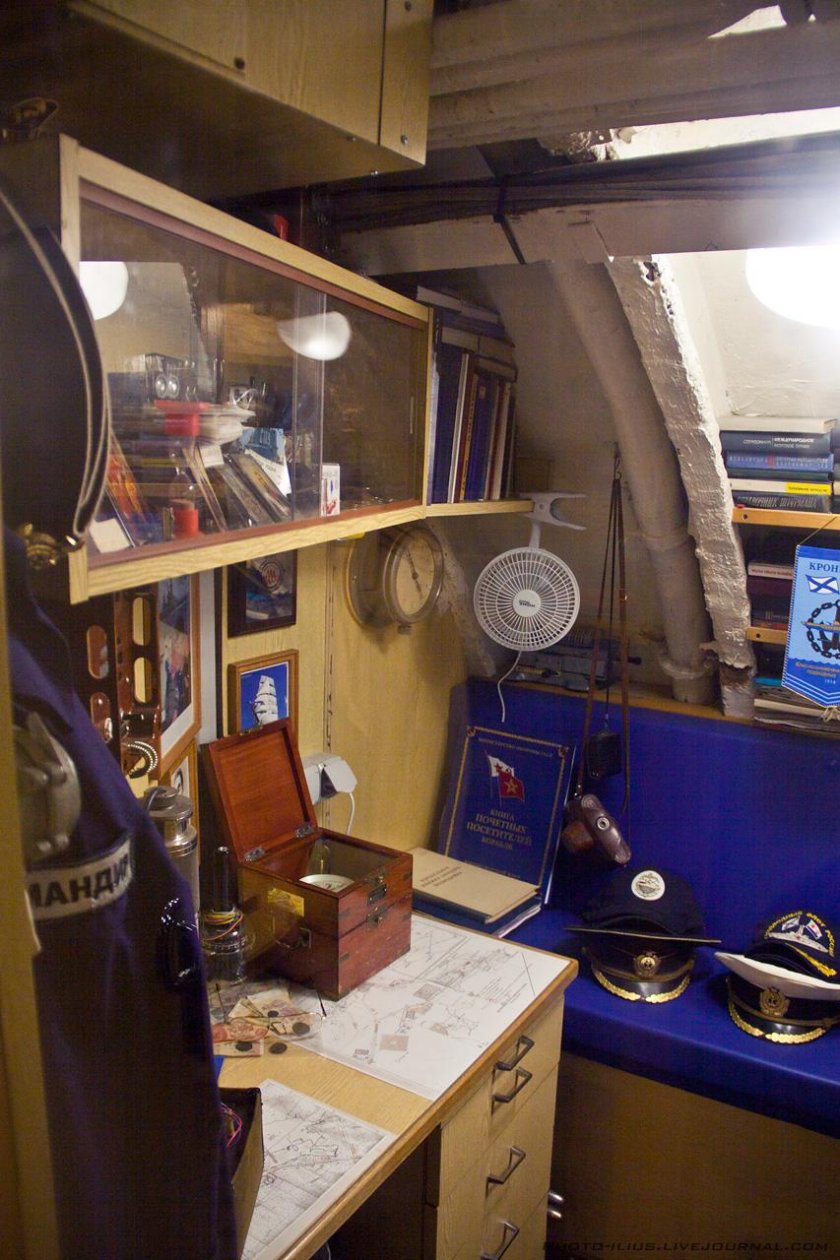 Владивосток музей подводная лодка каюта капитана