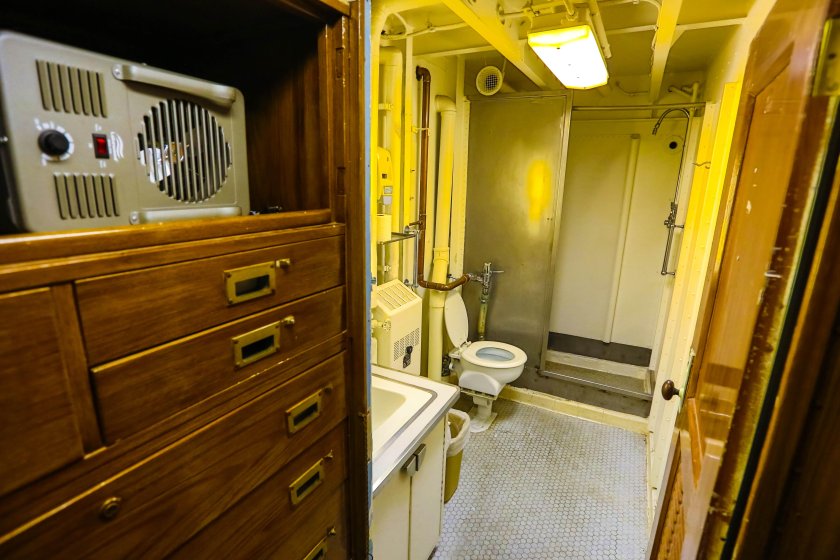 Каюта капитана атомной подводной лодки