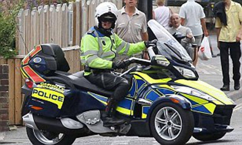 Трехколесный полицейский мотобат