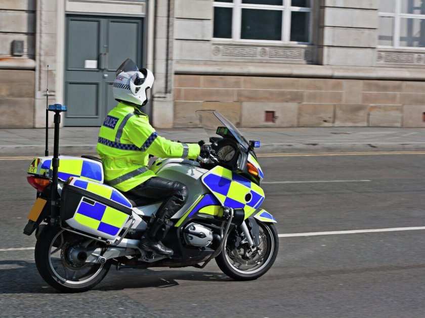 Мотоцикл полиция