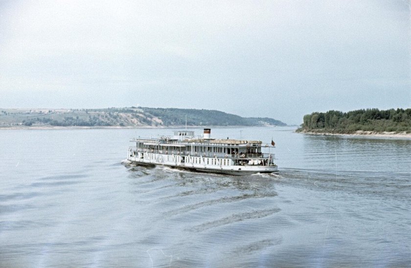 Теплоходы на Волге в СССР