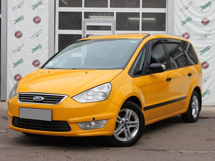 Форд галакси желтый