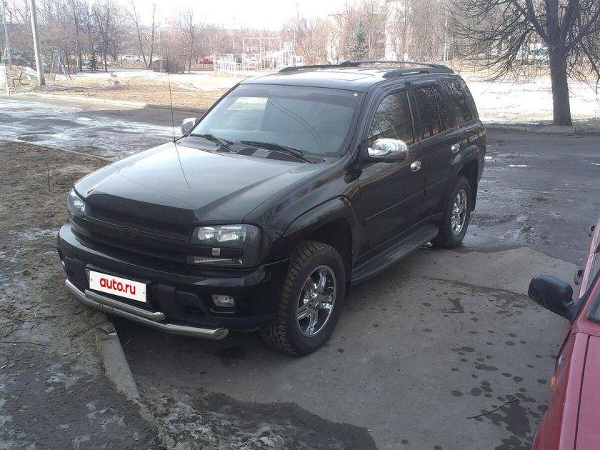 Шевроле трейлблейзер 2008 черный