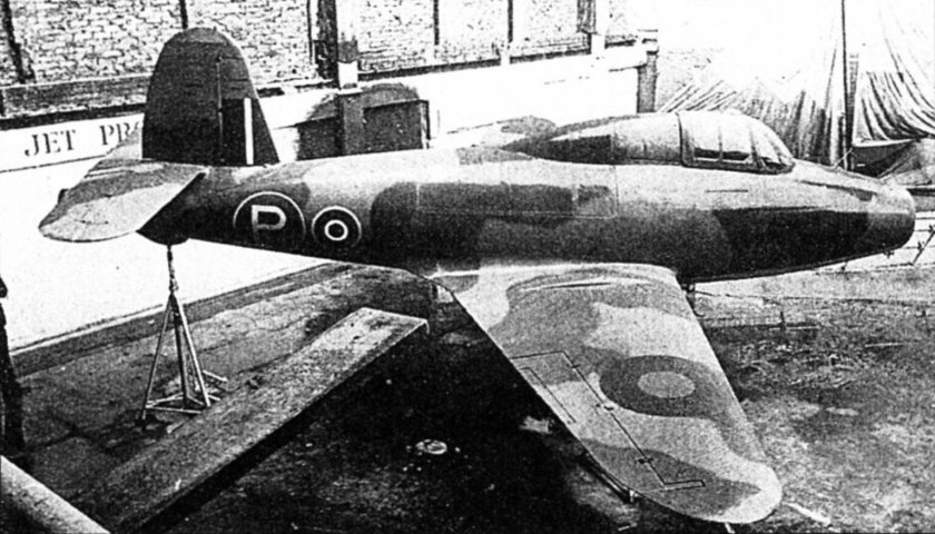 Gloster meteor turboprop