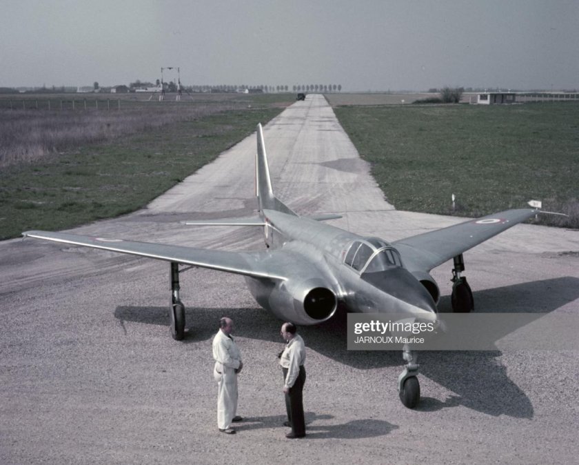 Gloster meteor f.8 prone pilot