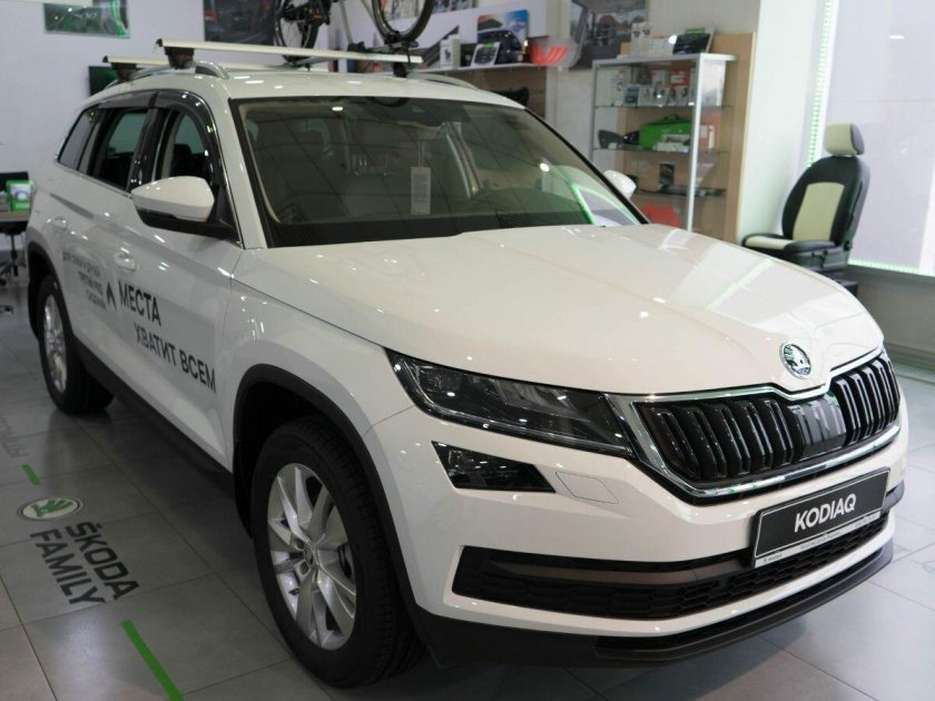 Шкода кодиак 2020 белая
