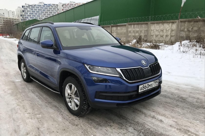 Шкода Кодиак синий