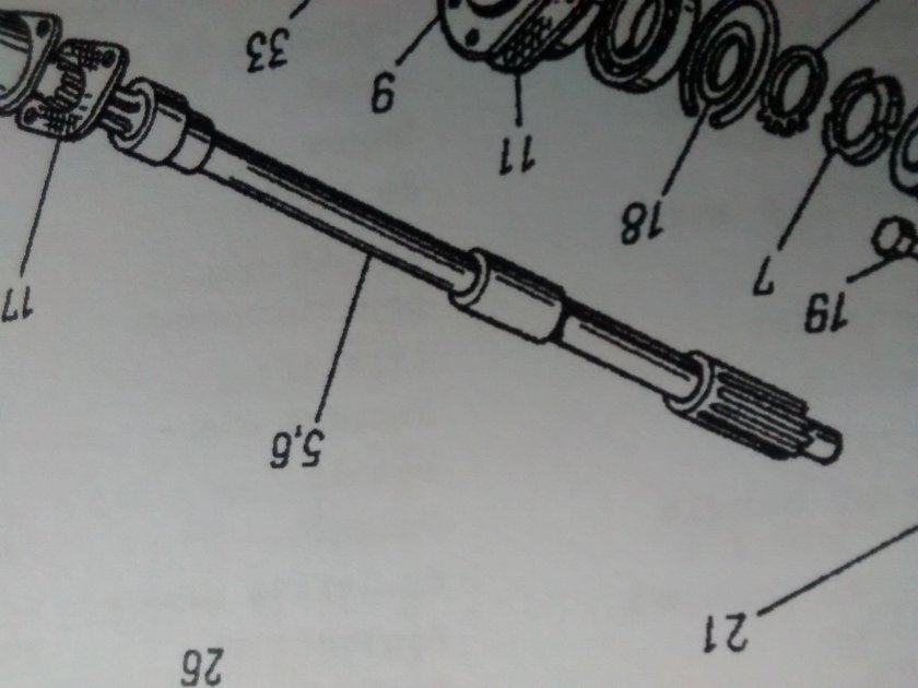 Вал отбора мощности ЮМЗ 6