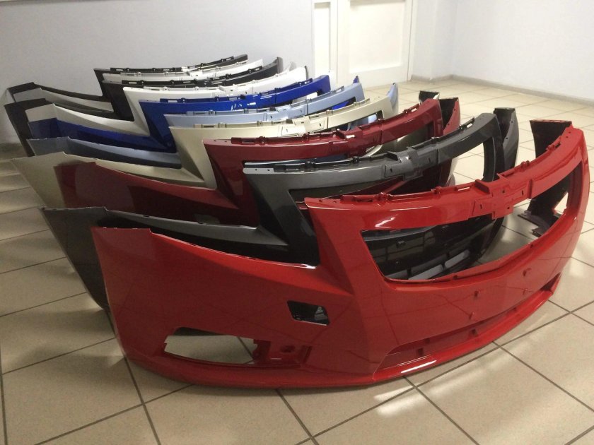 Передний бампер Шевроле Круз