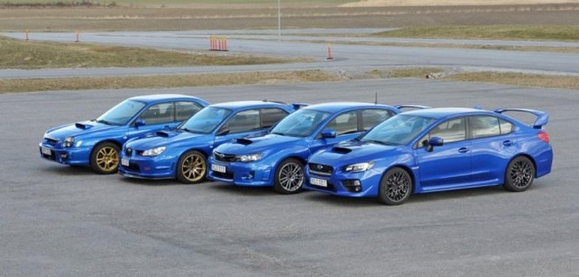 Subaru WRX STI поколения