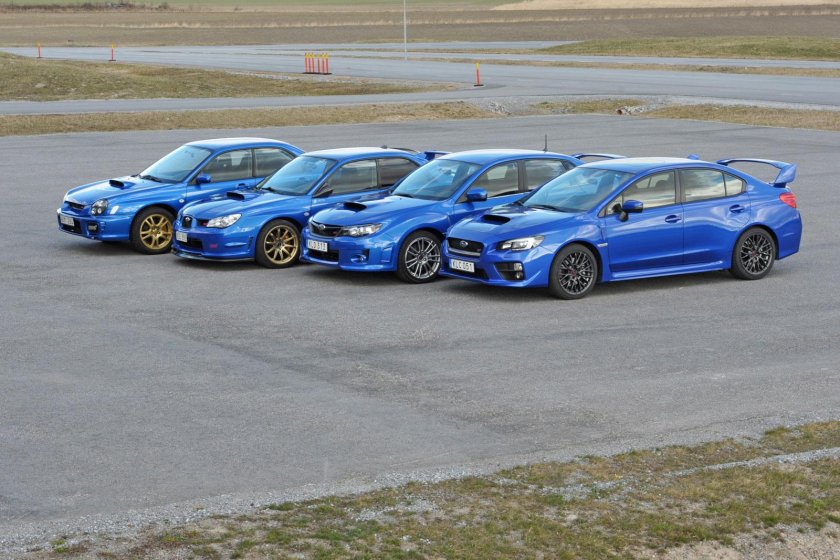 Поколения Субару Импреза WRX STI