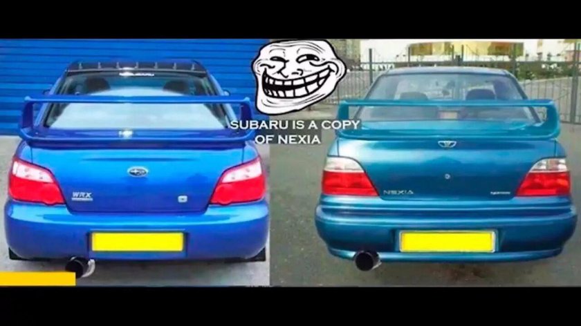 Daewoo Nexia под Субару