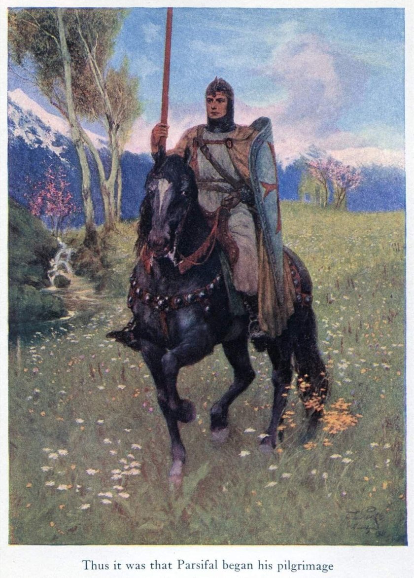 Парсифаль у короля Артура