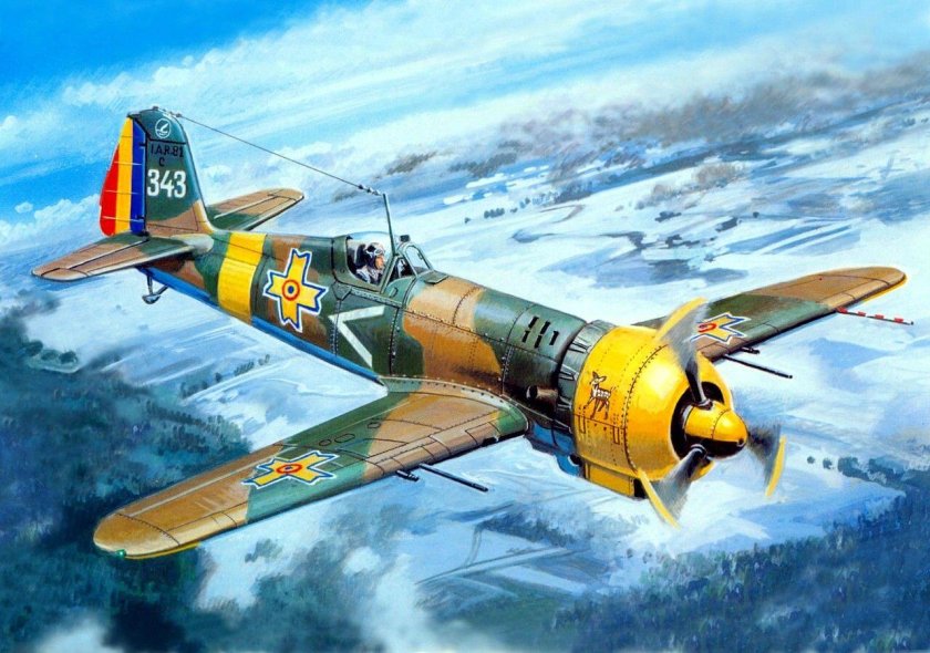 Румынский истребитель iar 81