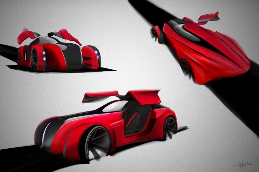 Concept cars ferrari