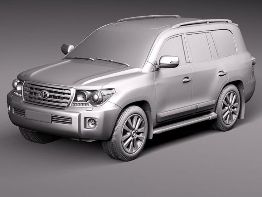 Toyota Land Cruiser 200 3d model