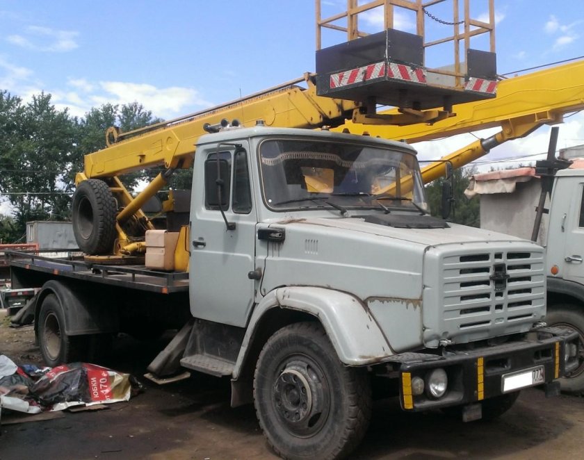 Автовышка ЗИЛ АПТ 22