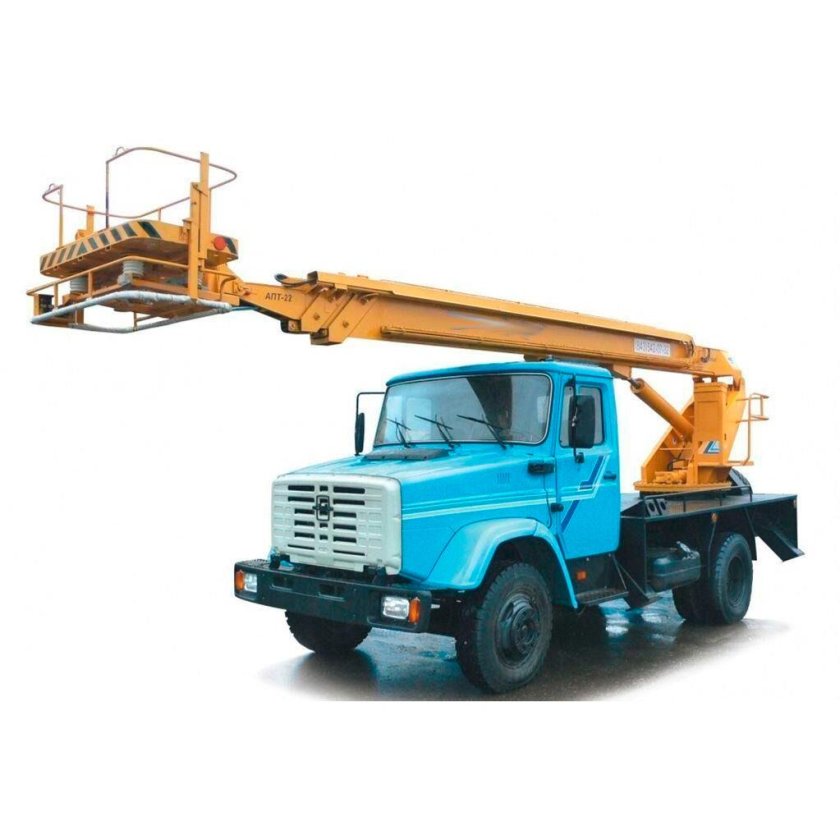 Автовышка зил 22 метра телескоп