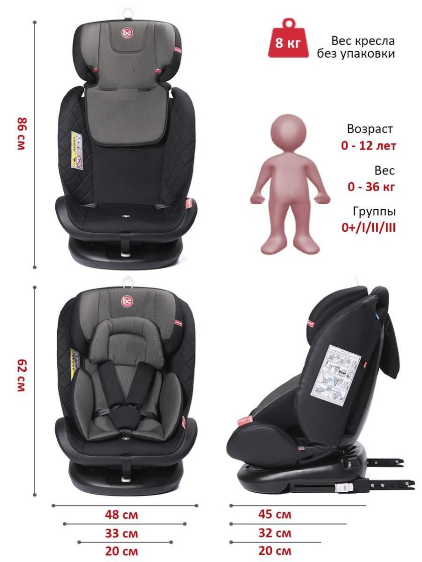 Автокресло Baby Care Shelter Isofix