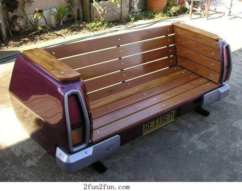 Скамейка автомобиль