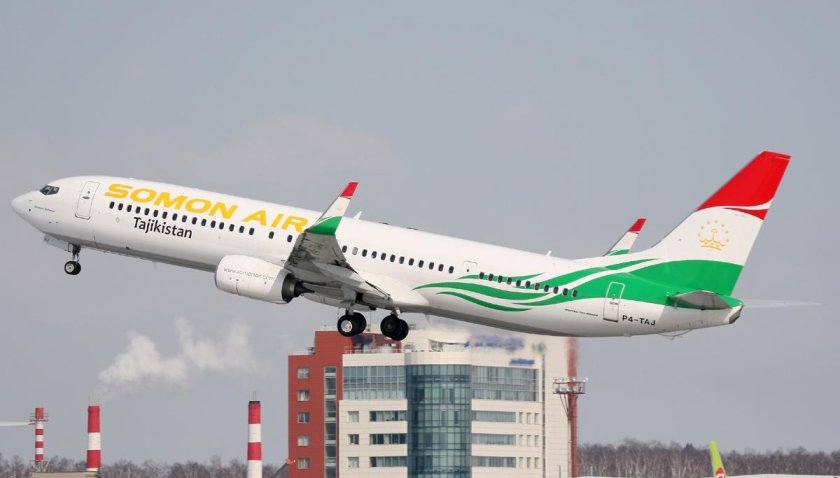 Авиакомпания сомон Эйр Душанбе