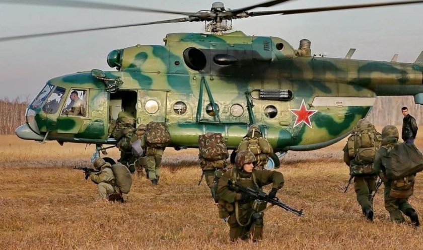 Десантирование с вертолета ми-8