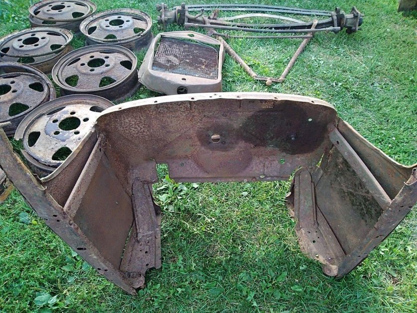 Моторный щит ГАЗ АА