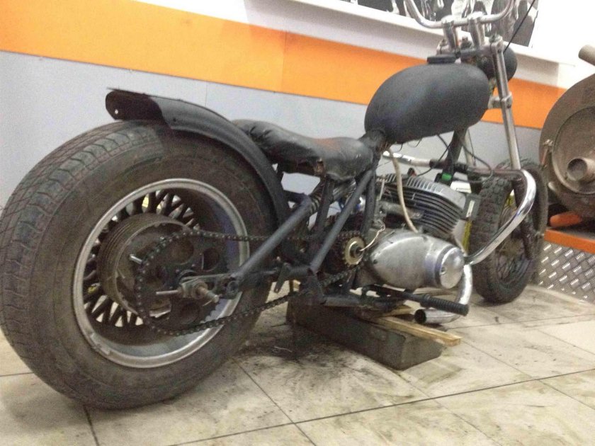 Широкое колесо на мотоцикл ИЖ