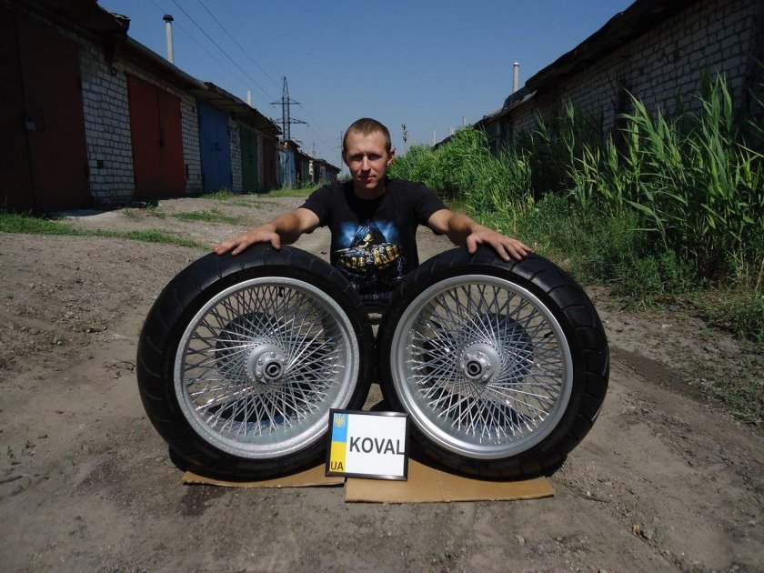 Спицованные диски на мотоцикл Урал