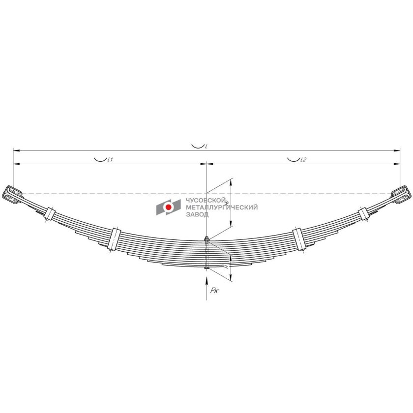 16 И листовые рессоры УАЗ Буханка