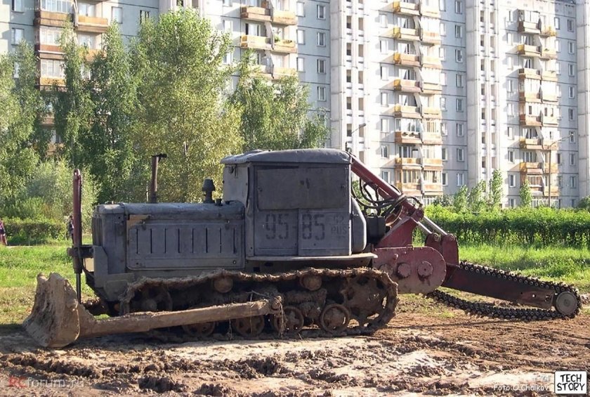 Трактор т 74 бульдозер