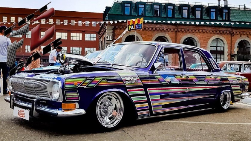 Волга 24 лоурайдер