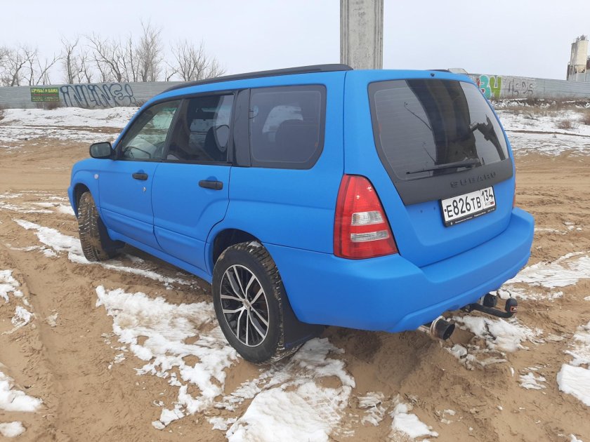 Субару Форестер синий