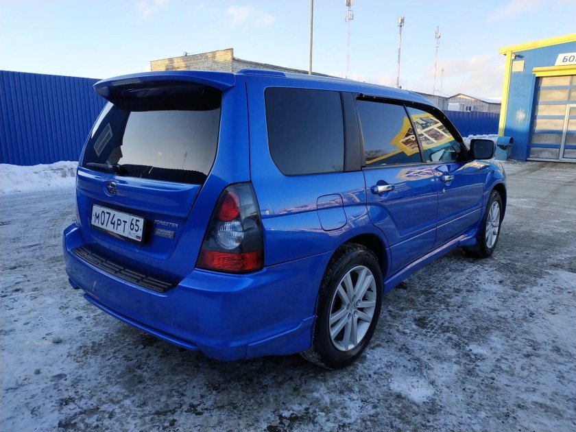 Subaru Forester 2004 синий