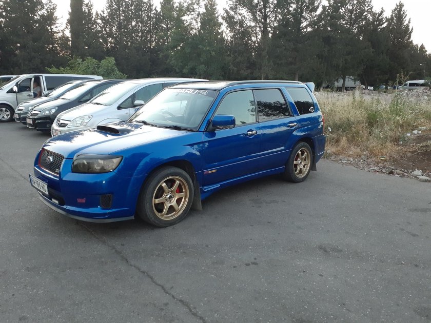Субару Форестер синий