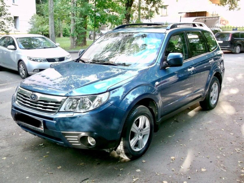 Субару Форестер 2008 синий