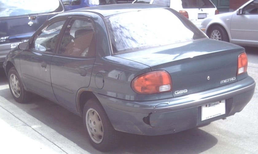 Geo Metro sedan
